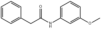 N-(3-METHOXYPHENYL)-2-PHENYLACETAMIDE 结构式