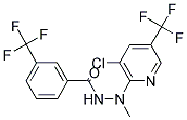 N-((3-CHLORO-5-(TRIFLUOROMETHYL)(2-PYRIDYL))METHYLAMINO)(3-(TRIFLUOROMETHYL)PHENYL)FORMAMIDE 结构式