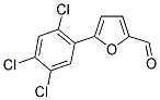 5-(2,4,5-TRICHLOROPHENYL)-2-FURALDEHYDE 结构式