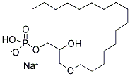 HEXADECYL-PHOSPHO-RAC-GLYCEROL SODIUM SALT 结构式