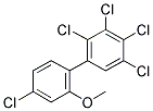 2-METHOXY-2',3',4,4',5'-PENTACHLOROBIPHENYL 结构式