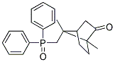 7-[(DIPHENYLPHOSPHORYL)METHYL]-1,7-DIMETHYLBICYCLO[2.2.1]HEPTAN-2-ONE 结构式