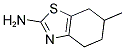 6-METHYL-4,5,6,7-TETRAHYDRO-BENZOTHIAZOL-2-YLAMINE 结构式