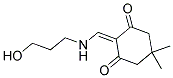 2-([(3-Hydroxypropyl)amino]methylene)-5,5-dimethyl-1,3-cyclohexanedione 结构式