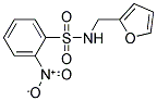 N-(2-FURYLMETHYL)-2-NITROBENZENESULFONAMIDE 结构式