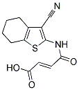 3-(3-CYANO-4,5,6,7-TETRAHYDRO-BENZO[B]THIOPHEN-2-YLCARBAMOYL)-ACRYLIC ACID 结构式