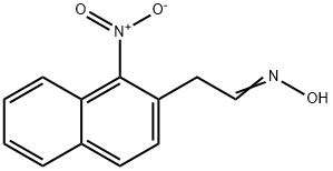 2-(1-NITRO-2-NAPHTHYL)ACETALDEHYDE OXIME 结构式