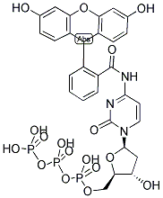 FLUORESCEIN-N4-DCTP 结构式