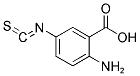 2-氨基-5-异硫氰基苯甲酸 结构式