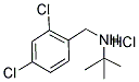 N-(2,4-DICHLOROBENZYL)-2-METHYLPROPAN-2-AMINE HYDROCHLORIDE 结构式