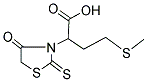 4-(METHYLTHIO)-2-(4-OXO-2-THIOXO-1,3-THIAZOLIDIN-3-YL)BUTANOIC ACID 结构式