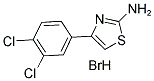 4-(3,4-DICHLOROPHENYL)-1,3-THIAZOLE-2-YLAMINE, HYDROBROMIDE 结构式