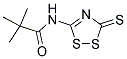 2,2-DIMETHYL-N-(3-THIOXO-3H-1,2,4-DITHIAZOL-5-YL)PROPANAMIDE 结构式