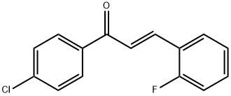 (E)-1-(4-氯苯基)-3-(2-氟苯基)丙-2-烯-1-酮 结构式