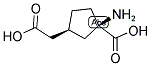 (1R,3S)-1-AMINO-1-CARBOXYCYCLOPENTANE-3-ACETIC ACID 结构式