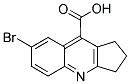 7-Bromo-2,3-dihydro-1H-cyclopenta[b]quinoline-9-carboxylic acid 结构式