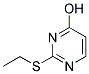 2-(Ethylsulfanyl)pyrimidin-4-ol 结构式