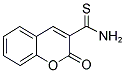 2-OXO-2H-CHROMENE-3-CARBOTHIOAMIDE 结构式