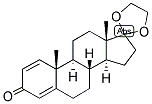 1,4-ANDROSTADIEN-3,17-DIONE 17-ETHYLENEKETAL 结构式