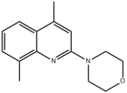 4,8-DIMETHYL-2-MORPHOLINOQUINOLINE 结构式