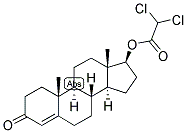 睾丸素双氯醋酸酯 结构式