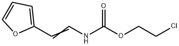 2-CHLOROETHYL N-[2-(2-FURYL)VINYL]CARBAMATE 结构式