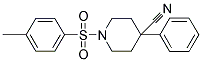 1-P-METHYLBENZENE SULFONYL-4-PHENYL CYANOPIPERIDINE 结构式