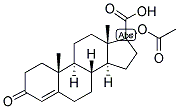 4-ANDROSTEN-17-ALPHA-OL-3-ONE-17-BETA-CARBOXYLIC ACID ACETATE 结构式