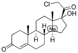 21-CHLORO-17-HYDROXYPROGESTERONE 结构式