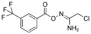 O1-[3-(TRIFLUOROMETHYL)BENZOYL]-2-CHLOROETHANEHYDROXIMAMIDE 结构式