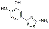 4-(2-AMINO-THIAZOL-4-YL)-BENZENE-1,2-DIOL 结构式