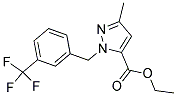 ETHYL 3-METHYL-1-[3-(TRIFLUOROMETHYL)BENZYL]-1H-PYRAZOLE-5-CARBOXYLATE 结构式