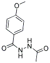 N'-ACETYL-4-METHOXYBENZENECARBOHYDRAZIDE 结构式