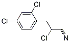 2-CHLORO-3-(2,4-DICHLOROPHENYL)PROPANENITRILE 结构式