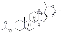 5-PREGNEN-3-ALPHA, 20-ALPHA-DIOL DIACETATE 结构式