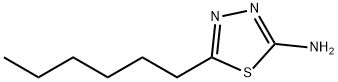 5-HEXYL-1,3,4-THIADIAZOL-2-AMINE 结构式
