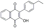 2-(4-ETHYLPHENYL)-3-HYDROXYNAPHTHOQUINONE 结构式