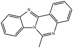6-Methyl[1,3]benzimidazo[1,2-c]quinazoline 结构式