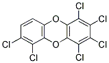 1、2、3、4、6,7-HEXACHLORODIBENZO-P-DIOXIN 结构式