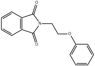 2-(2-苯氧乙基)异吲哚啉-1,3-二酮 结构式