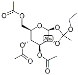 4,5,6-TRI-O-ACETYL-A-D-GLUCOPYRANOSE 1,2-(ETHYL ORTHOACETATE) 结构式