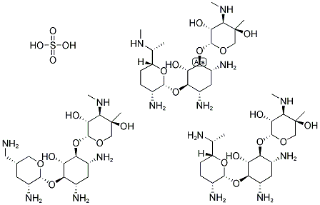 硫酸庆大霉素 结构式