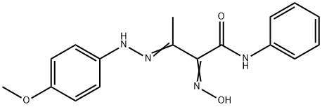 2-(HYDROXYIMINO)-3-[2-(4-METHOXYPHENYL)HYDRAZONO]-N-PHENYLBUTANAMIDE 结构式