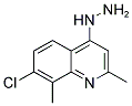 7-CHLORO-2,8-DIMETHYL-4-HYDRAZINOQUINOLINE 结构式