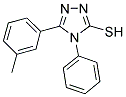 5-(3-METHYLPHENYL)-4-PHENYL-4H-1,2,4-TRIAZOLE-3-THIOL 结构式