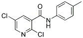N3-(4-METHYLPHENYL)-2,5-DICHLORONICOTINAMIDE 结构式