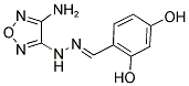 2,4-DIHYDROXYBENZALDEHYDE (4-AMINO-1,2,5-OXADIAZOL-3-YL)HYDRAZONE 结构式