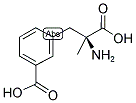(S)-ALPHA-METHYL-3-CARBOXYPHENYLALANINE 结构式