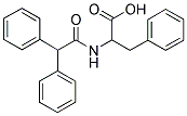 2-DIPHENYLACETYLAMINO-3-PHENYL-PROPIONIC ACID 结构式