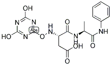 N-(2,4-DICHLORO-1,3,5-TRIAZINYL)-ASP-ALA-ANILIDE 结构式